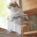 キャットステップ 窓用 透明 ネコ ペット用 ( クリア ペット 窓 おしゃれ キャットタワー ネコ ステップ ねこ 猫 窓面取り付け 運動 おもちゃ 遊び 省...