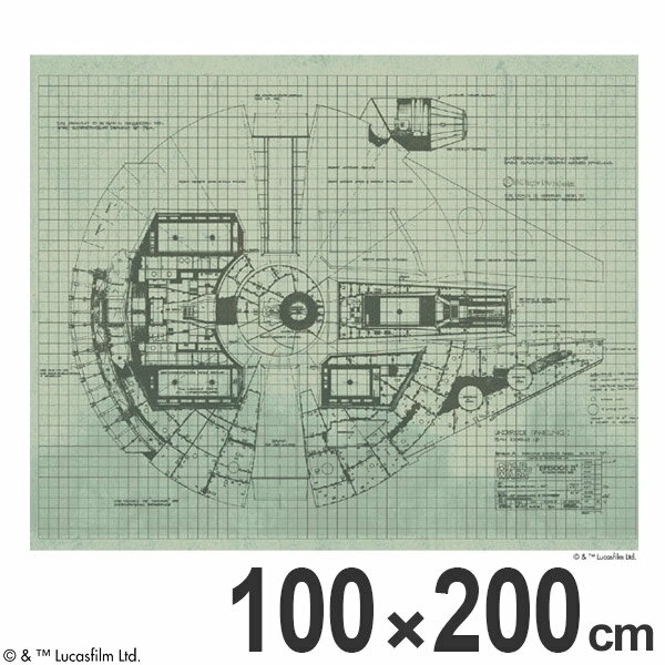 ■在庫限り・入荷なし■スターウォーズ カーテン 遮光 ミレニアムファルコン 100×200cm （ 送料無料 形状記憶 スミノエ ドレープカーテン タッセル STAR WARS 洗える 既成 日本製 MILLENNIUM FALCON ） 【3980円以上送料無料】