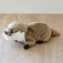 ぬいぐるみ potte カワウソ ( ヌイグルミ かわうそ 動物 雑貨 インテリア アニマル グッズ ベビー 赤ちゃん プレゼント ギフト かわいい 縫いぐるみ 人形 手乗り 小さい 癒しグッズ 子ども キッズ 出産祝い 女の子 男の子 ) 【3980円以上送料無料】