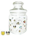キャニスター 500ml ゆるるん ディズニー ガラス ( 保存容器 容器 小物入れ キャラクター Disney 飴 アメ お菓子 小物 乾物 ナッツ かわいい ギフト プレゼント )【3980円以上送料無料】