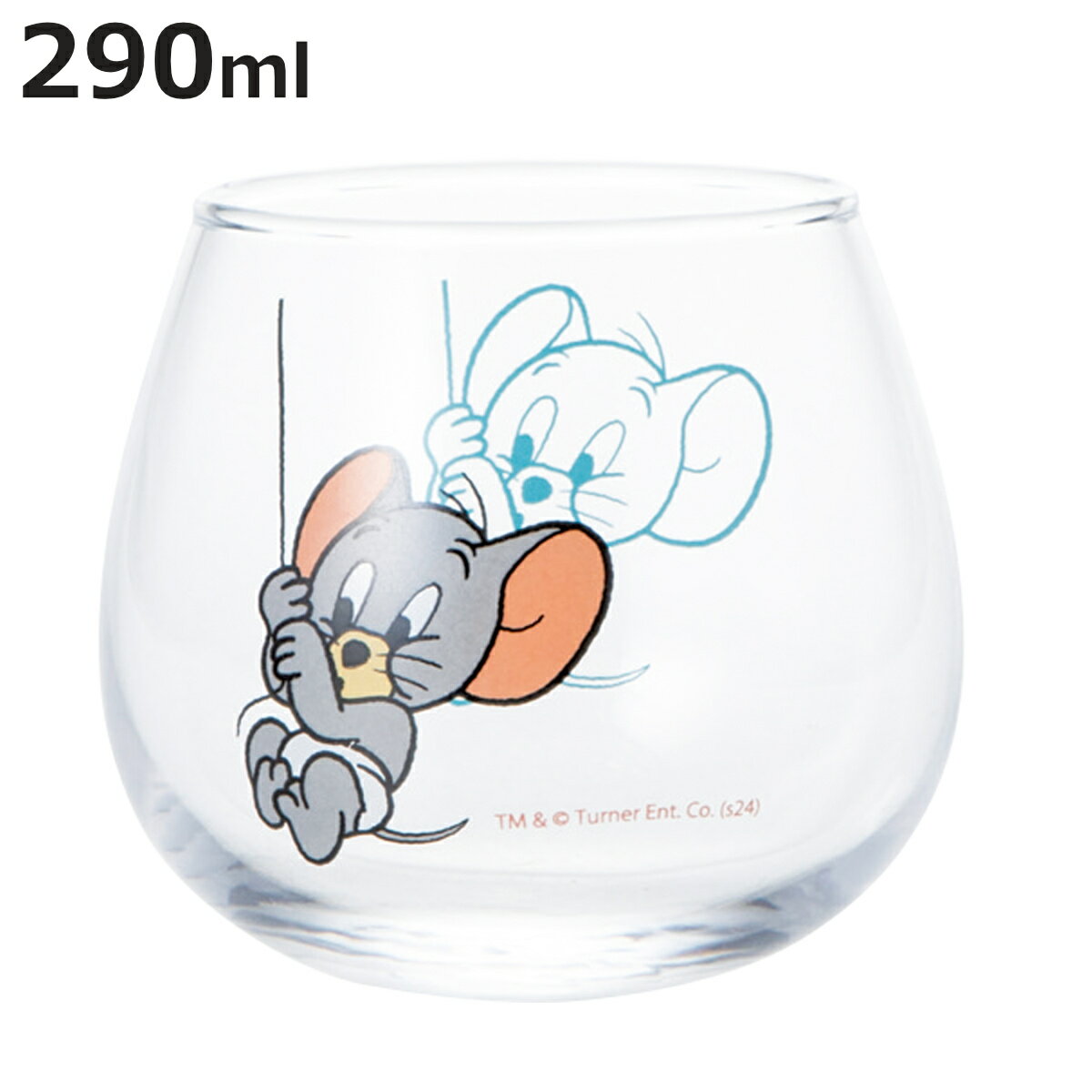 グラス 290ml ゆらゆらグラス タフィー （ 日本製 ガラス トム＆ジェリー トム ジェリー キャラクター ..