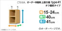 専用 上置き棚 タフ棚板 type41 オーダー本棚 奥行40cm 幅15-24cm用 （ 送料無料 オーダーメイド 天井つっぱり 本棚 多目的ラック セミオーダー 突っ張り棚 ） 【3980円以上送料無料】 2