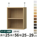 専用 上置き棚 標準棚板 type56 オーダー本棚 奥行25cm 幅25-29cm用 ( 専用パーツ 追加オプション 上置き 収納家具 オプション 追加 オー...