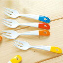 フォーク 11cm クルール Couleur ステンレス製 プチフォーク ホーロー 日本製 ( ヒメフォーク 洋食器 カトラリー 白 ワンポイント 琺瑯 フルー...