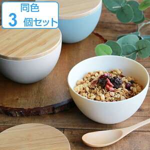 ボウル 12cm プラスチック ナチュラルテーブル Natural Table 皿 食器 洋食器 日本製 同色3個セット （ 電子レンジ対応 食洗機対応 中鉢 フタ付き スタッキング 蓋 スープボウル サラダ シリアル 割れにくい おしゃれ ）【3980円以上送料無料】