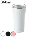 タンブラー フタ付き 360ml ミータンブラー 真空断熱 二重構造 コップ 保温 保冷 ( ステンレスタンブラー 保冷タンブラー 保温タンブラー ふた付き ステンレス製 カップ コーヒー 紅茶 珈琲 オフィス 透明 ふた シンプル )【3980円以上送料無料】