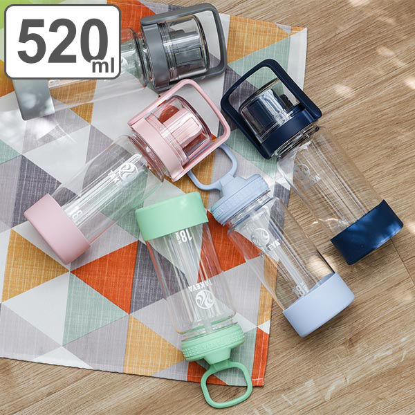 水筒 キッズ 520ml プラスチック 2way ストロー コップ タケヤフラスク GO CUP