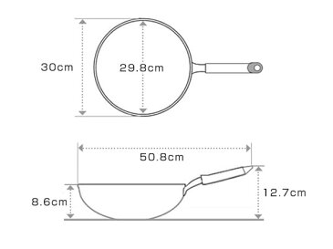 フライパン スゴ軽 槌目鉄炒め鍋 30cm IH対応 （ ガス火対応 鉄フライパン 深型フライパン 30センチ 鉄製フライパン 炒め鍋 いため鍋 軽量 槌目鍋 ディープパン 空焚き不要 オール熱源対応 ）【4500円以上送料無料】