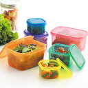 保存容器 ビタプラ 電子レンジ対応 小中大 6個セット ( シール容器 プラスチック容器 保存 容器 プラスチック 食洗機対応 冷凍 120ml 240ml 550ml 食品保存容器 プラスチック保存容器 フードケース 作り置き カラフル ) 【3980円以上送料無料】