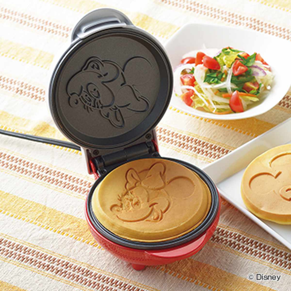 パンケーキメーカー ミッキー&ミニー 調理家電 ( ホットケーキメーカー パンケーキ キッチン家電 調理 スイーツメーカー 両面焼き ホットケーキ 朝食 おやつ...