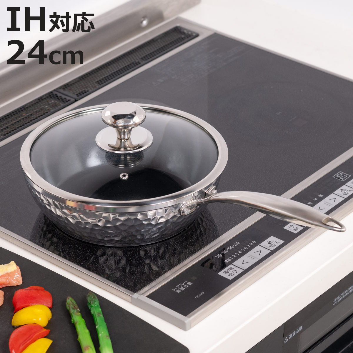 �ե饤�ѥ� 24cm ���� IH�б� ������¤ ����ߥå������� �� �������б� �֤��� �������� ����ߥå��ù� 24����� ������� ���ܲù� ���饹���դ�...