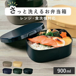 お弁当箱 さっと洗えるお弁当箱 L 1段 900ml