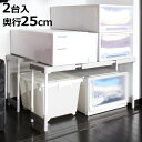 クローゼット 整理棚 2台入り 幅76～93×奥行25×高さ36 38 40 43cm ピタッ！と伸びるん棚 （ 棚 ラック 収納 押入れ収納 収納棚 伸縮 高さ調節 クローゼット収納棚 押入れ スリム 押し入れ 階段下 整理整頓 収納用品 収納ラック ）【3980円以上送料無料】