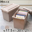収納ケース いれと庫 DVD ゲーム interior M 幅17.5×奥行30×高さ21cm ( 収納ボックス フタ付き 積み重ね プラスチック 収納 日本製...