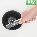 tidy バススポンジ ハンディタイプ HandySponge ( ティディ お風呂掃除 ブラシ スポンジ 浴室 浴槽 掃除 バスタブ 風呂床 ミクロブラシ 掃...