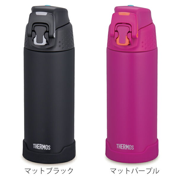 水筒 サーモス Thermos 真空断熱スポーツボトル FJH-500 500ml コンパクト （ 保冷 スポーツドリンク対応 スポーツボトル 直飲み 女性 男性 ワンタッチ 軽量 マグボトル ボトル シリコンカバー付き ステンレス製 ）【3980円以上送料無料】