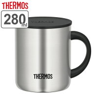 サーモス マグカップ フタ付き 真空断熱 280ml ステンレス （ Thermos ステンレスマグカップ 蓋付き マグ カップ 保温 保冷 保温マグカップ ふた付き コップ 保冷マグカップ フタ付 おしゃれ ）