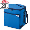 【先着】最大400円OFFクーポン有！ 保冷バッグ 20L サーモス ソフトクーラー （ THERMOS クーラーバッグ 保冷 大容量 折りたたみ コンパクト 20リットル 小型 2WAY エコバッグ 軽量 折り畳み ランチバッグ メッシュポケット付き ）【3980円以上送料無料】