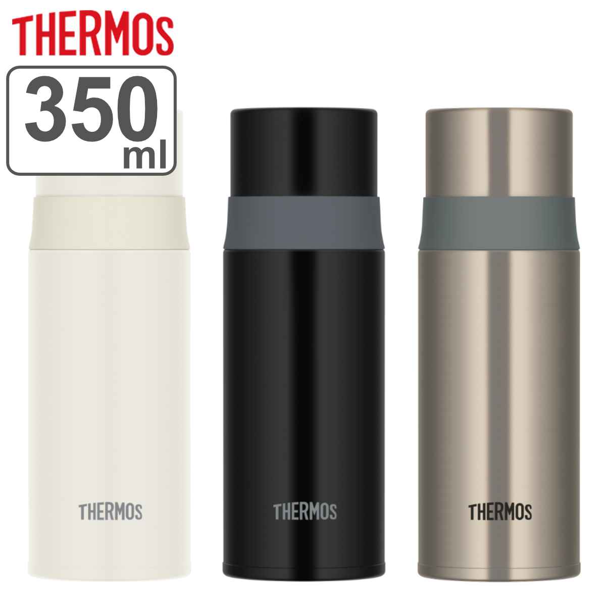 水筒 サーモス ステンレススリムボトル コップ付き FFM-352 350ml