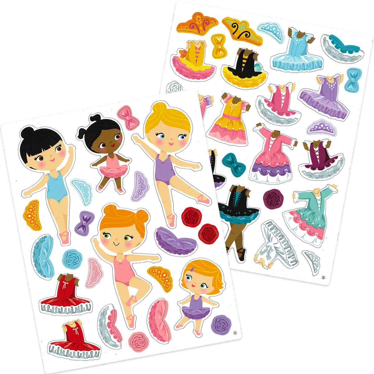 おもちゃ マグネットバッグ 着せ替えバレリーナ （ 着せ替え 着せ替え遊び 知育玩具 磁石 マグネット 子供 幼児 キッズ 3歳 女の子 かわいい オモチャ きせかえ コーディネート コンパクト 持ち運び プレゼント ギフト ） 【3980円以上送料無料】 3