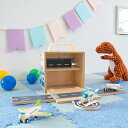 おもちゃ ウッドボックス 飛行機 木製 ( 木製おもちゃ 木のおもちゃ ひこうき 玩具 3歳 子ども キッズ 幼児 男の子 知育玩具 知育 ヘリコプター 飛行場...