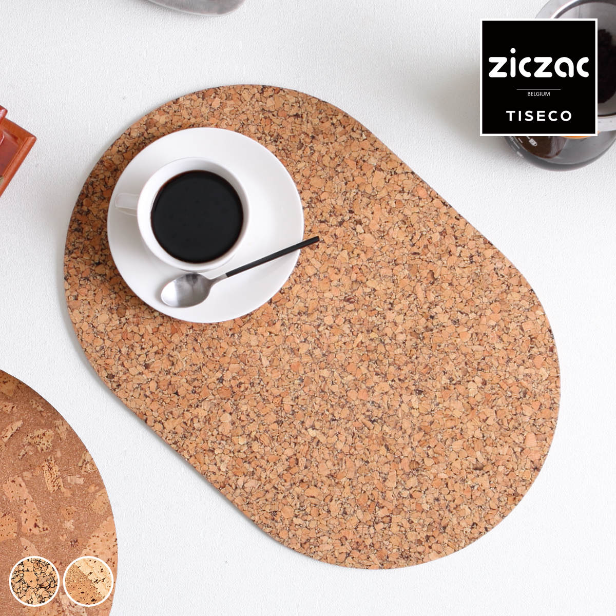 �������ޥå� ���륯 ZICZAC QUERCO Oval �ʱ߷� �� �����ޥå� �ơ��֥륦���� �ץ쥤���ޥå� ���륯�� ���� ��˶��� 45��30c...