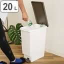 ゴミ箱 20L 消臭 抗菌 ペダル ふた付き スリム ごみ箱 ダストボックス ( 20 リットル 20l キッチン コンパクト フタ付き ペダル式 抗菌加工 リ...