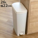 ゴミ箱 26L ふた付き セパ 抗菌 超 スリム ペダルペール ( ごみ箱 26リットル 幅 22cm ペダル式 キッチン リビング 抗菌加工 SEPA ゴミ ...