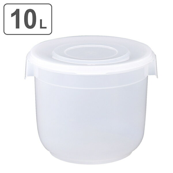 漬物容器 10L 深型 クリア 漬物シール 10型 ( 漬け物容器 漬物樽 お漬物 保存容器 プラスチック つけもの容器 漬物器 漬物 漬け物 つけもの ぬか漬...