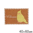 玄関マット 屋外兼用 コイヤー 40×60cm オカメインコ ( 玄関 マット 屋外 屋内 厚さ1.5cm ドアマット 泥落とし 滑り止め ウェルカムマット 長...