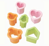 ニューツイン抜き型セット 6個入( 簡単キャラ弁 お弁当グッズ 子供 ) 【3980円以上送料無料】