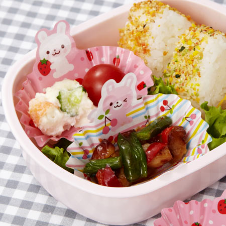 抱きつきおかずカップ うさぎ ( おかず入れ お弁当グッズ ) 【3980円以上送料無料】