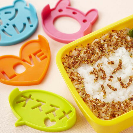 ふりかけプレート わ!うさぎ&メッセージ ( キャラ弁 お弁当グッズ デコ弁 ) 【3980円以上送料無料】