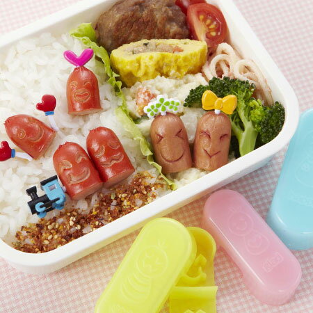 ウインナー抜き型 アレンジセット ( キャラ弁 お弁当グッズ ウインナー 型 抜き型 デコ弁 ) 【3980円以上送料無料】