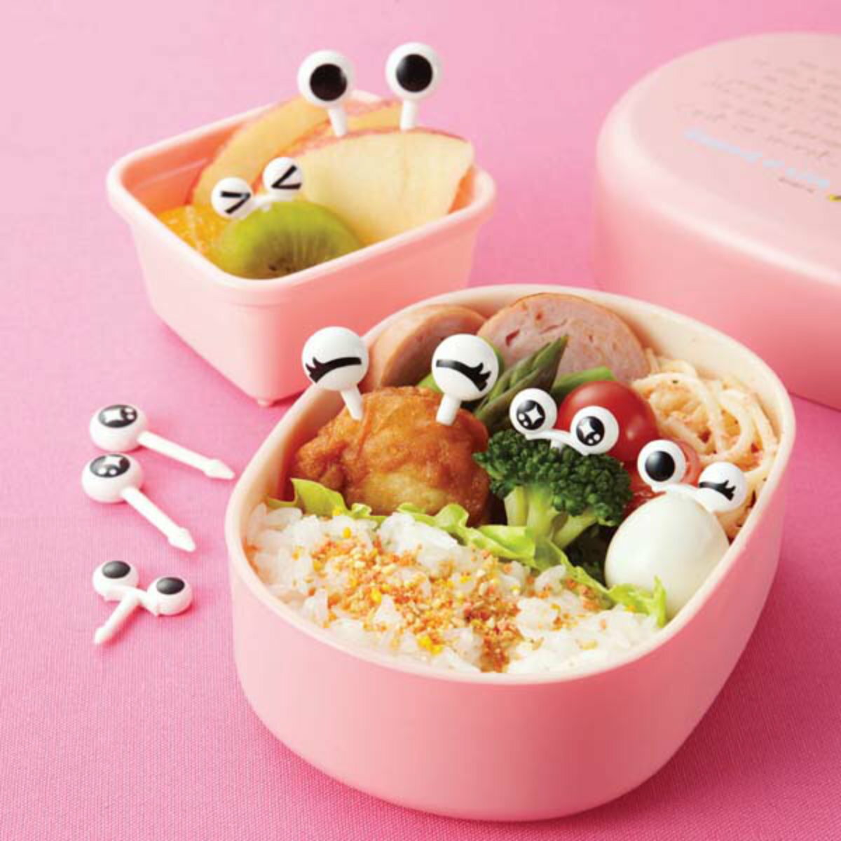 ピック 目玉ピック 10本入 お弁当グッズ ( キャラ弁 お弁当ピック 10本 ランチピック キャラクター 子供用 ピックス おかずピック 子供 弁当 飾り お...