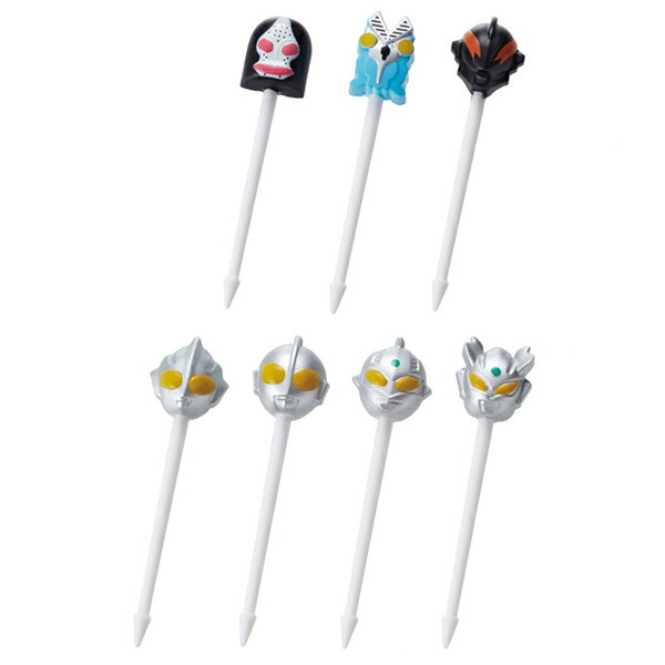 ピック お弁当 ウルトラマンシリーズ ニコニコピック 7本入 キャラクター ( ウルトラマン ピンチョス 7本 保育園 幼稚園 キャラクター 楊枝 ようじ お弁...