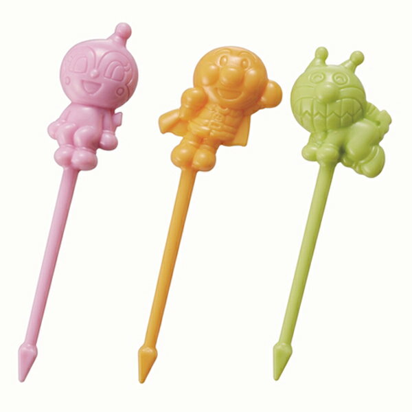 ピック お弁当 アンパンマン 6本入 カラーピック ( お弁当ピック お弁当グッズ 幼稚園 保育園 ピンチョス 楊枝 ようじ 飾り 串 ラッピング 弁当 ランチ...