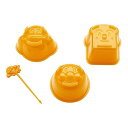 ゼリー型 アンパンマン ゼリーモールド ピック付き プラスチック製 キャラクター ( ゼリー 型 モールド 流し型 それいけ!アンパンマン 日本製 カレーパンマ...