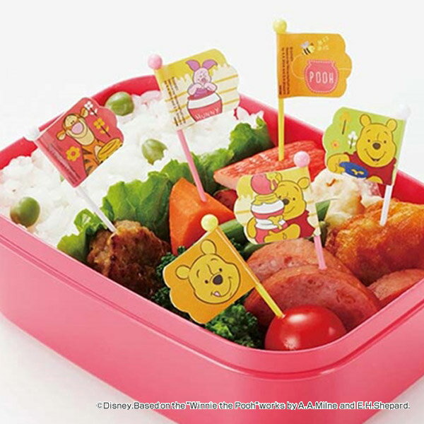 ピック 3柄 9本入 くまのプーさん ピックス （ お弁当ピック プーさん 幼稚園 保育園 ピンチョス 9本 キャラクター 楊枝 ようじ 飾り 串 ラッピング 弁当 ランチピック 遠足 運動会 かわいい デコ弁 キャラ ）【3980円以上送料無料】のサムネイル