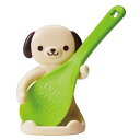 しゃもじ お手伝いワンちゃん しゃもじろう スタンド付き ( エンボス加工 くっつきにくい おしゃもじ スタンド しゃもじ入れ しゃもじたて しゃもじホルダー ...
