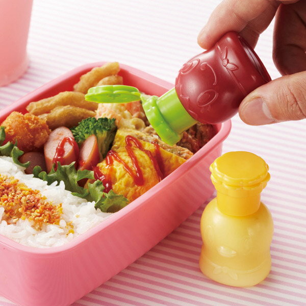 マヨネーズ&ケチャップボトル コックさん 2個組 ( マヨネーズボトル ケチャップボトル 空容器 お弁当グッズ マヨネーズ入れ マヨネーズケース ケチャップ入れ...