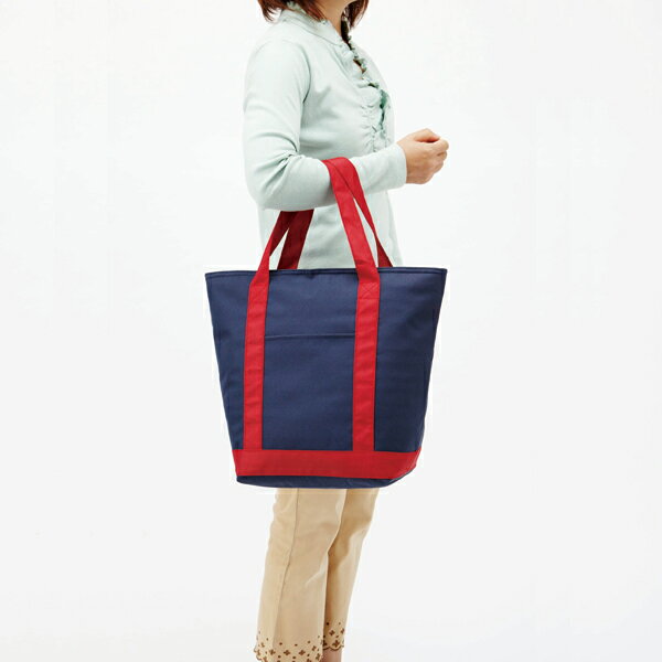 保冷バッグ ショッピングバッグ ネイビー ファスナー式 トートバッグ ( 保冷トートバッグ クーラーバッグ 大容量 保温バッグ 買い物鞄 買い物バッグ 保冷トート ) 【3980円以上送料無料】通販格安セール情報 楽天 通販