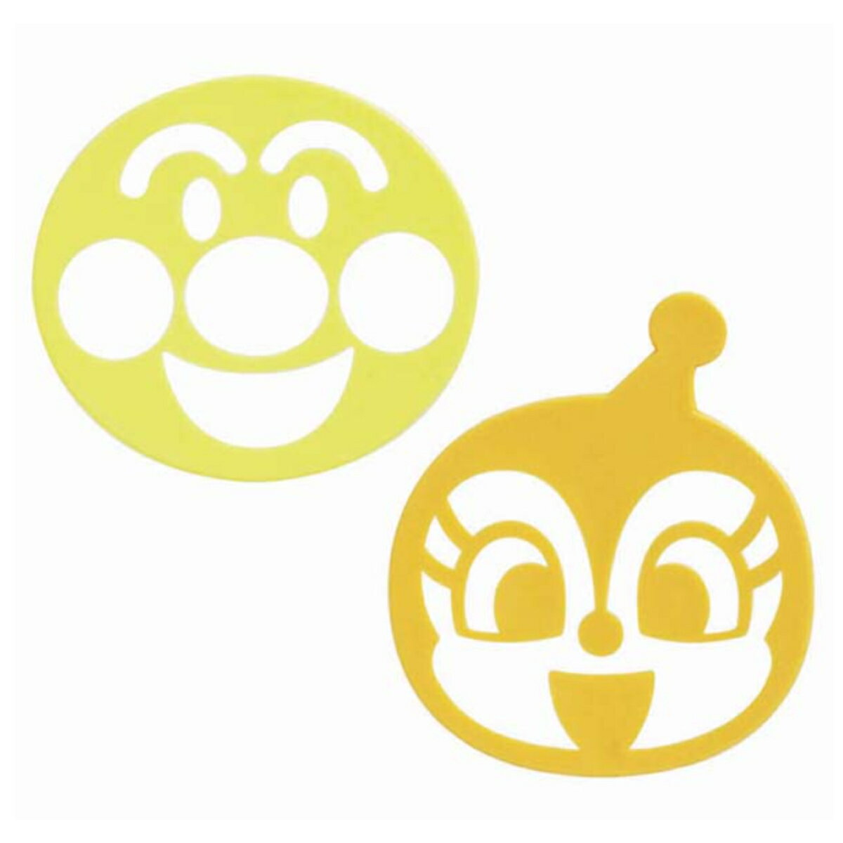 ふりかけプレート アンパンマン あんぱんまん 2個入 ( 2枚セット ふりかけ プレート ごはん ご飯 顔型 キャラ弁 子供 ふりかけシート デコ弁 キャラクタ...