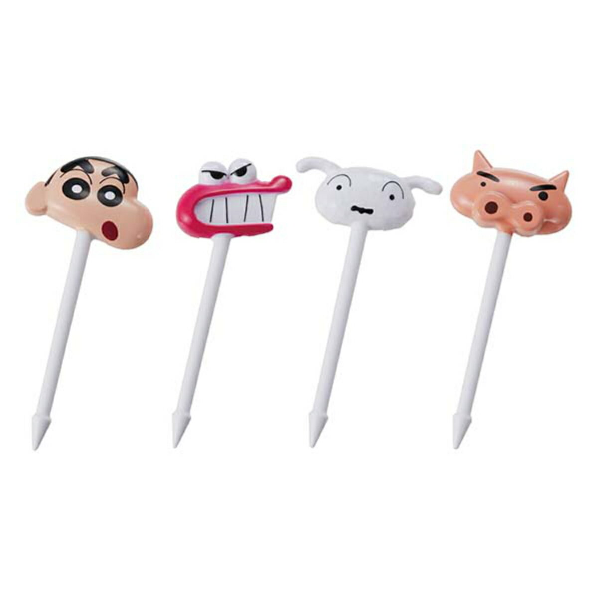 ピック 8本入り クレヨンしんちゃんニコニコピック ( おかずピック お弁当ピック ピックス 弁当 子供お弁当用 子供用 キッズ キャラ弁 お弁当グッズ パーテ...