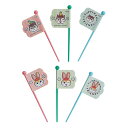 ピック 12本入り クピラムフレンズピックス ( おかずピック お弁当ピック ピックス 弁当 子供お弁当用 子供用 キッズ キャラ弁 お弁当グッズ パーティー ...