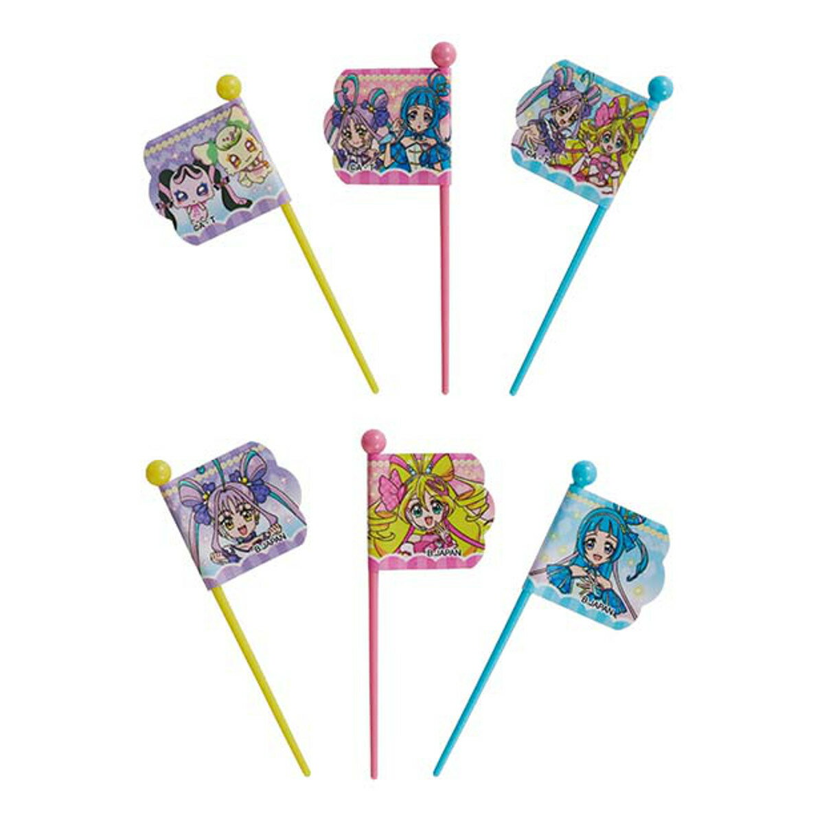 ピック キミとアイドルプリキュア♪ピックス 12本入 ( キミとアイドルプリキュア♪ 12本入り 3柄 各4本 おかずピック お弁当ピック 日本製 子供 ピンチ...