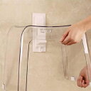 風呂いす・湯おけホルダー フック付き マグネット収納 ( 収納ホルダー マグネット 風呂イス 湯桶 フック付 浮かせる収納 簡単取付 風呂椅子ホルダー 湯桶ホルダー バス収納 磁石 カビ ぬめり 防止 乾燥 掛ける ホワイト )【3980円以上送料無料】