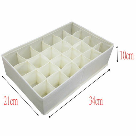 チェスト仕切りボックス 24マス（ 布製 引き出し チェスト 仕切り 収納 整理 仕切りボックス 衣類収納 下着 靴下 ） 【4500円以上送料無料】
