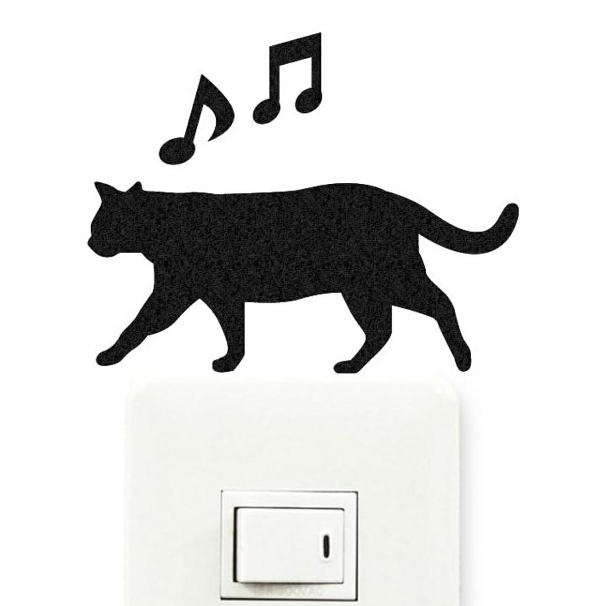 ウォールステッカー 猫 壁紙シール お散歩 CAT LIFE （ インテリアシール ウォールシール Wall story コンセント 壁 シール デコレーションステッカー デコレーションシール スイッチ ）【3980円以上送料無料】
