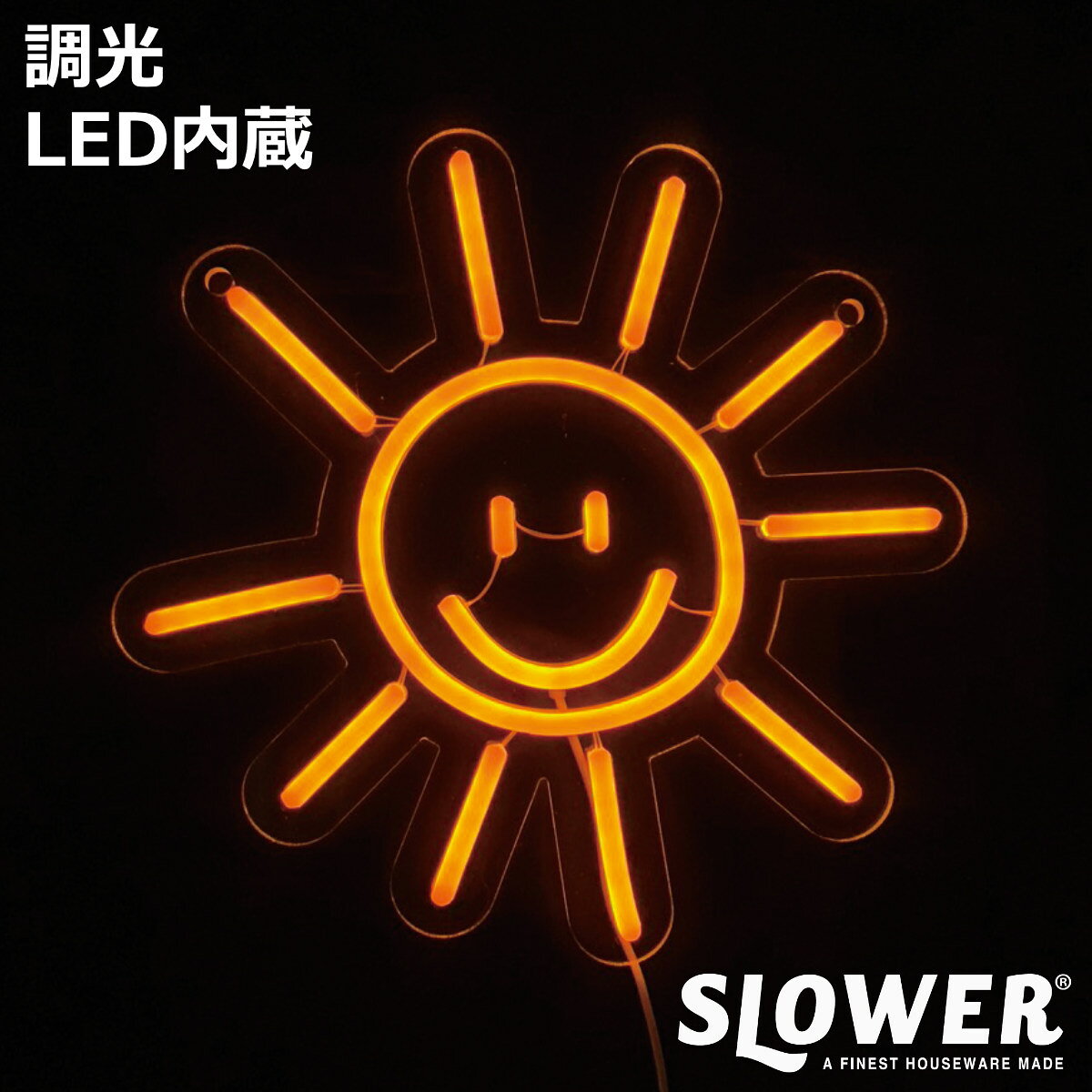 ������饤�� LED Smile Sun �ͥ��ˡ�������饤�� SLOWER �� �ͥ��� �饤�� ����ƥꥢ ����ߥ͡������ ����� ���� ���� ���֥��� ...